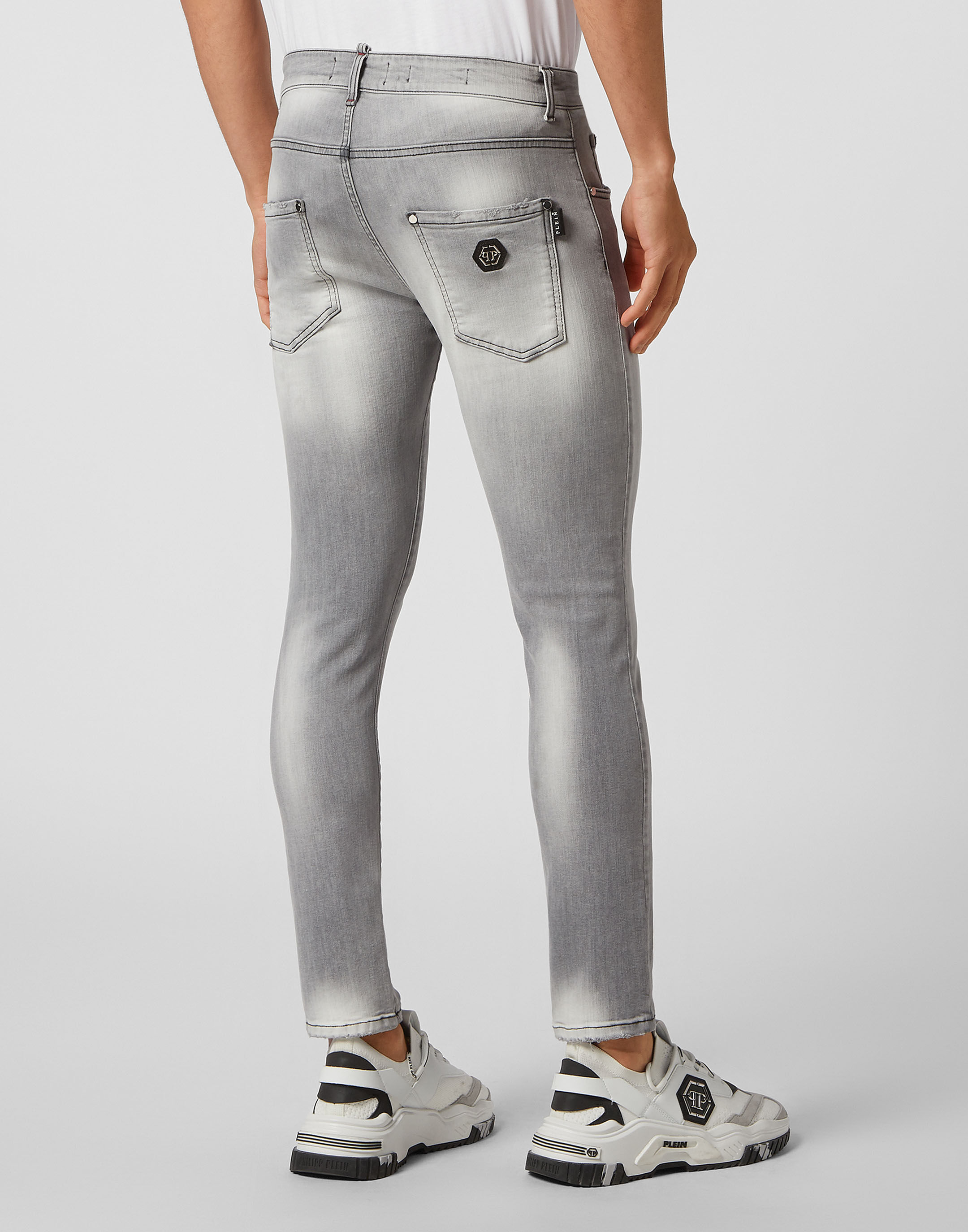 Philipp plein outlet jeans grey