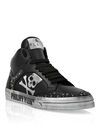Nappa Leather Hi-Top Sneakers Studs Retrokickz TM