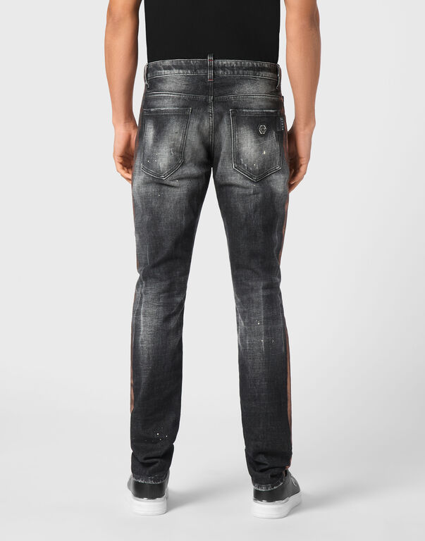 Super Straight Cut Trousers Paisley Bandana