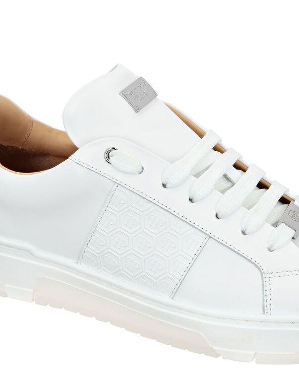 Leather Lo-Top Sneakers Monogram