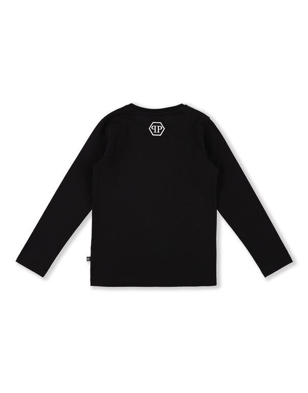 T-shirt Round Neck LS Skull