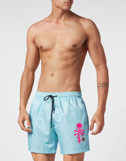 Swim shorts & swimming trunks Philipp Plein - Tattoo Monogram swim