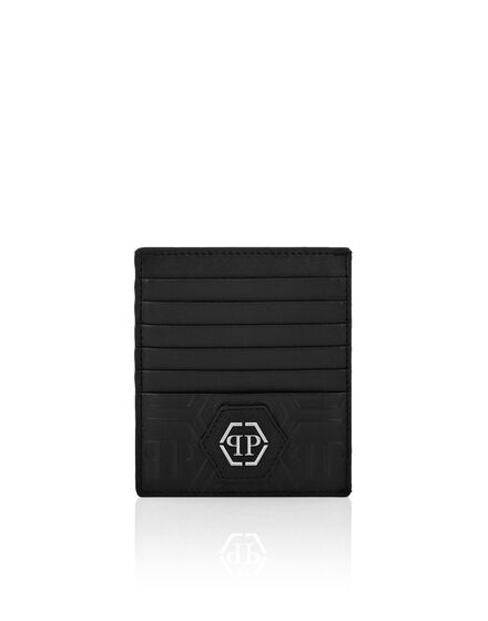 Leather Credit Cards Holder Monogram