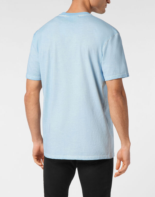 T-shirt Round Neck SS Basic Old Dye