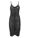 Tulle Midi Dress Strass Monogram
