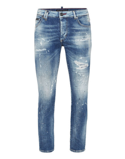 Denim Skinny Trousers Smile