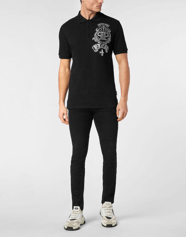 Polo Shirt SS Strass Tattoo