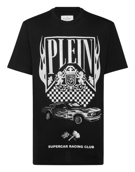 Jersey T-shirt Round Neck SS Strass Flame Racing