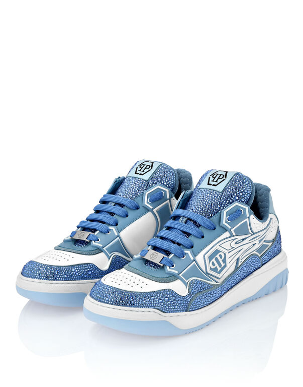 Leather Low-Top Sneakers Moon Walker