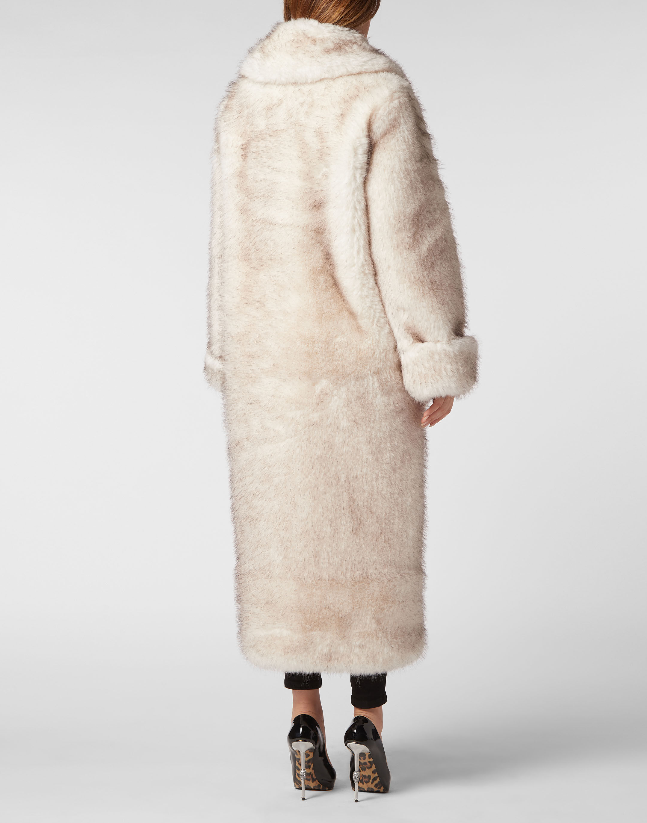 Eco Fur Maxi Coat Philipp Plein