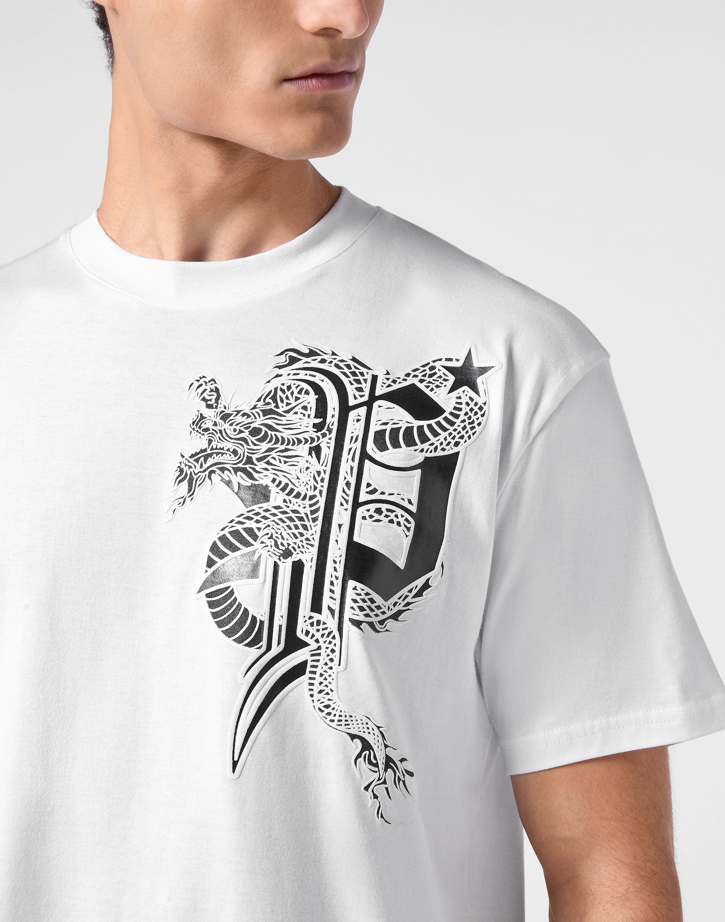 T shirt Round Neck SS Dragon Philipp Plein