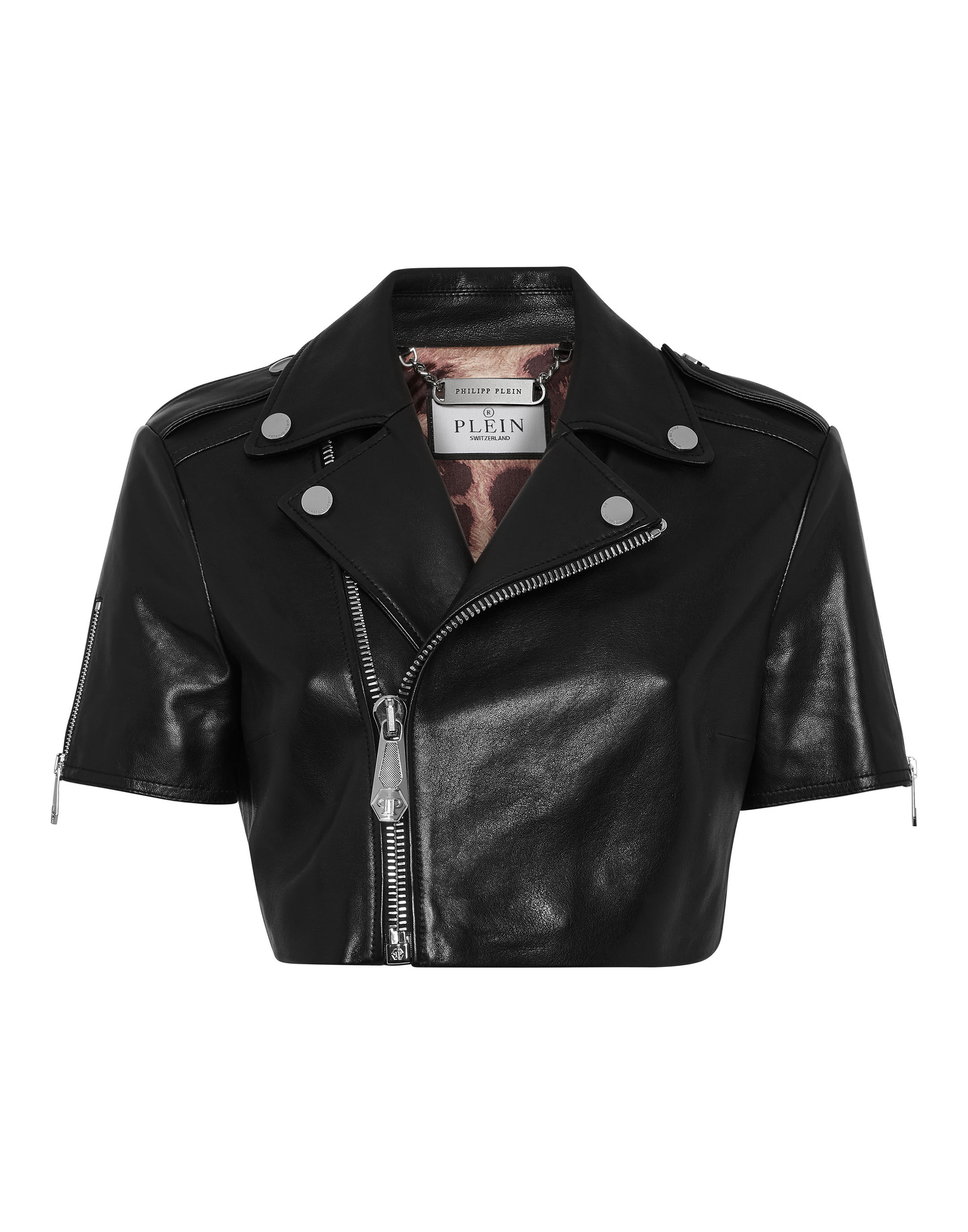 Women s Leather Jacket Philipp Plein