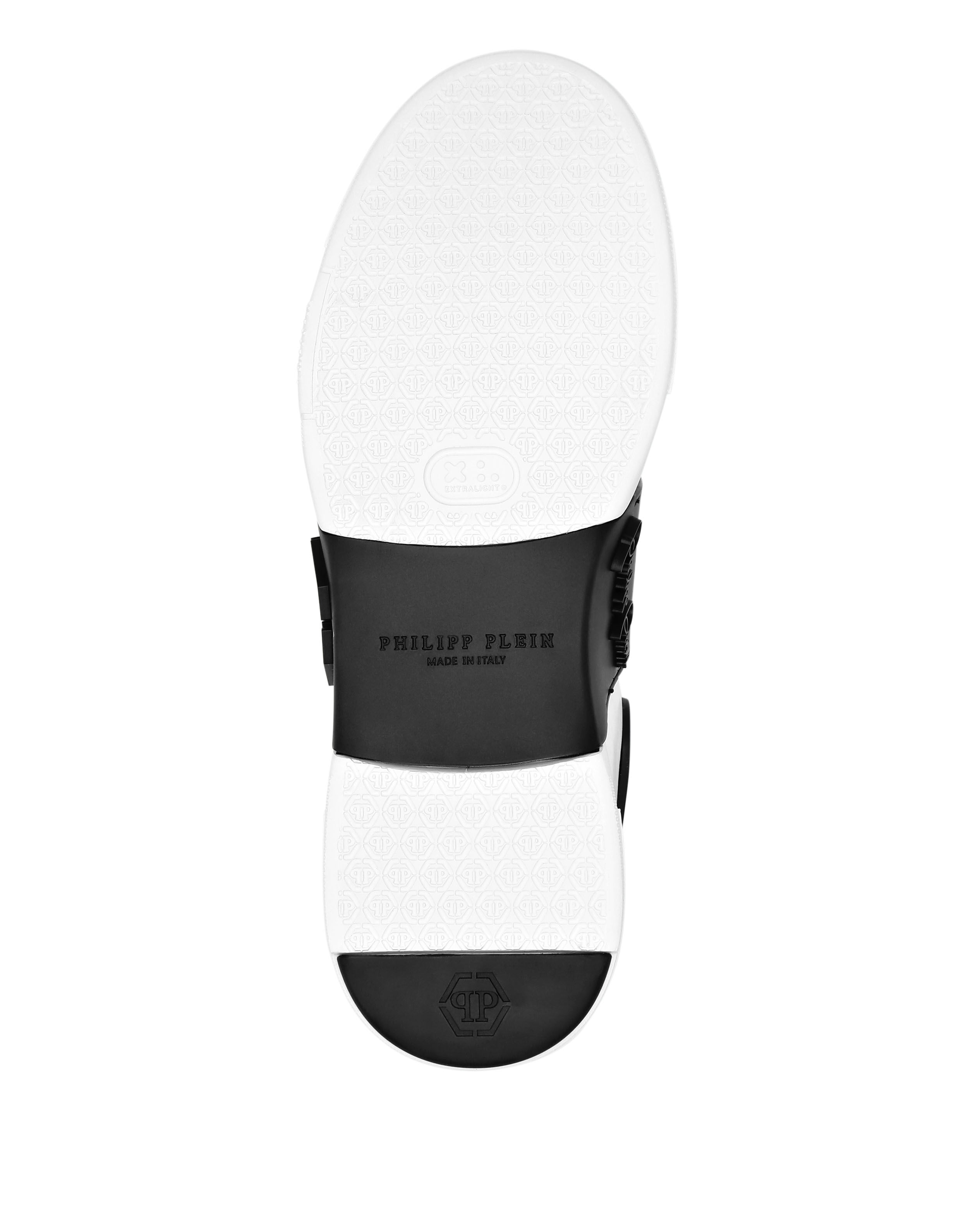 Lo-Top Leather Sneakers Phantom Kick$ | Philipp Plein Lo-Top Leather Sneakers Phantom Kick$ | Philipp Plein