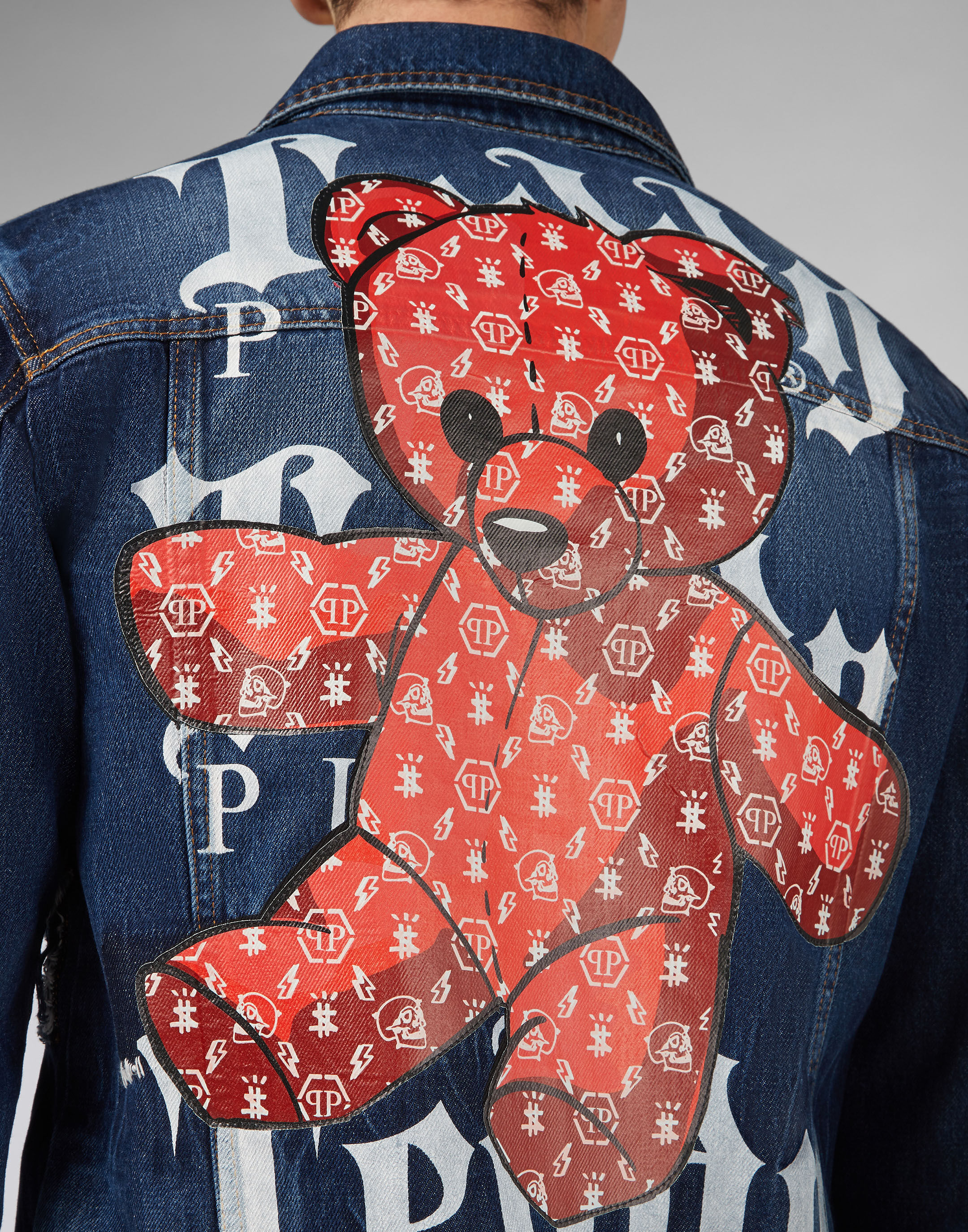 Personalised Children's Teddy Bear Denim Jacket. A1 Personalised Gifts -  Your Photos & text on gifts for Friends & Family