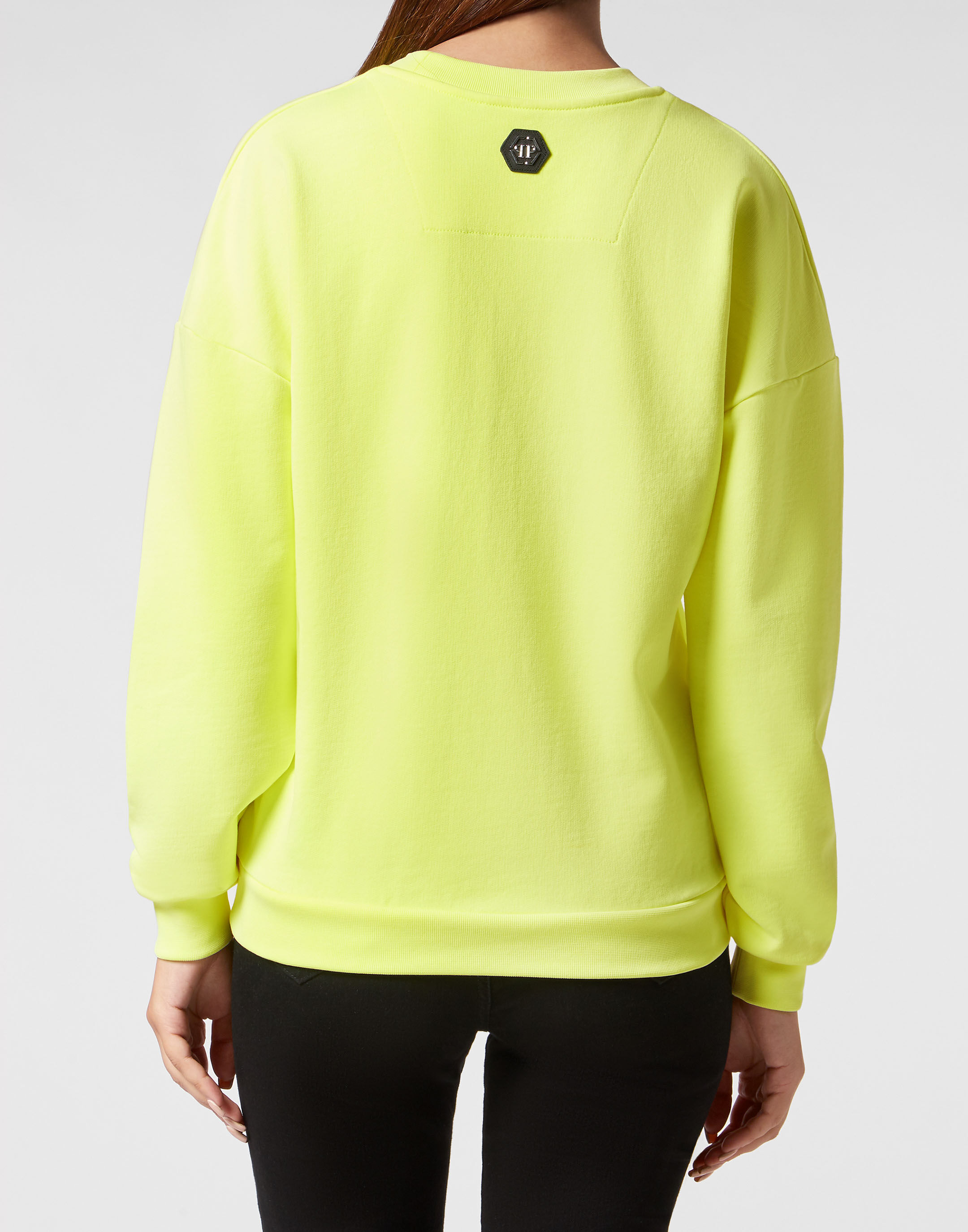 Yellow oversized sweatshirt online
