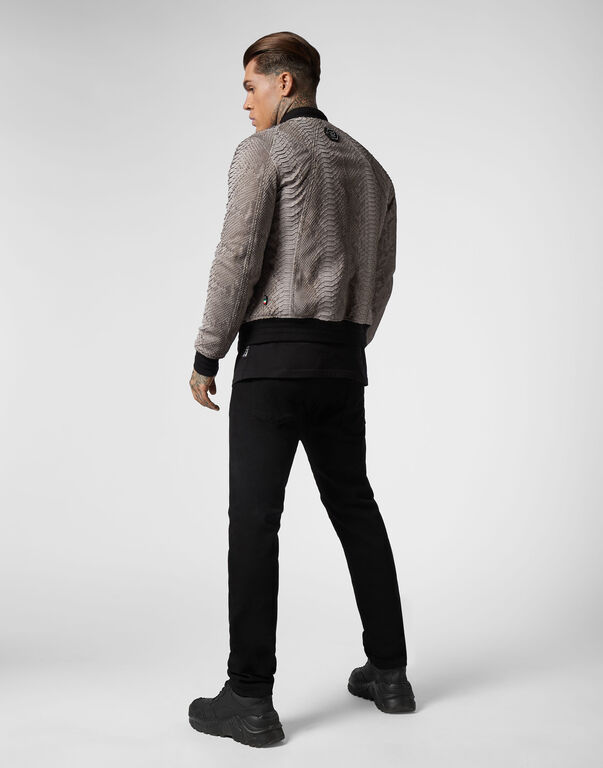Leather Bomber Luxury