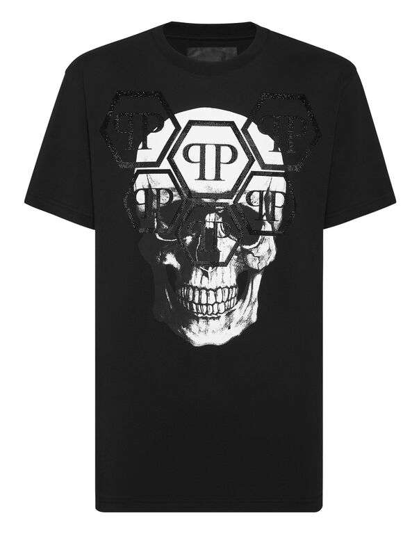 T-shirt Round Neck SS Stones Skull