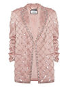 Blazer Boyfriend Fit Plein Paillettes