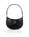 Croco Embossed Handle Bag GALAXY