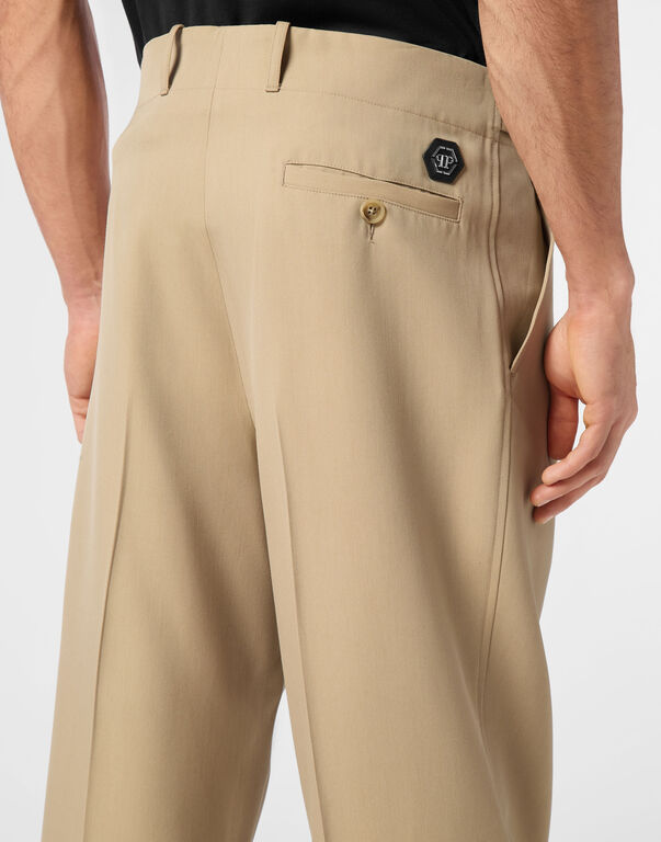 Wool Trousers Chinos Classic Fit