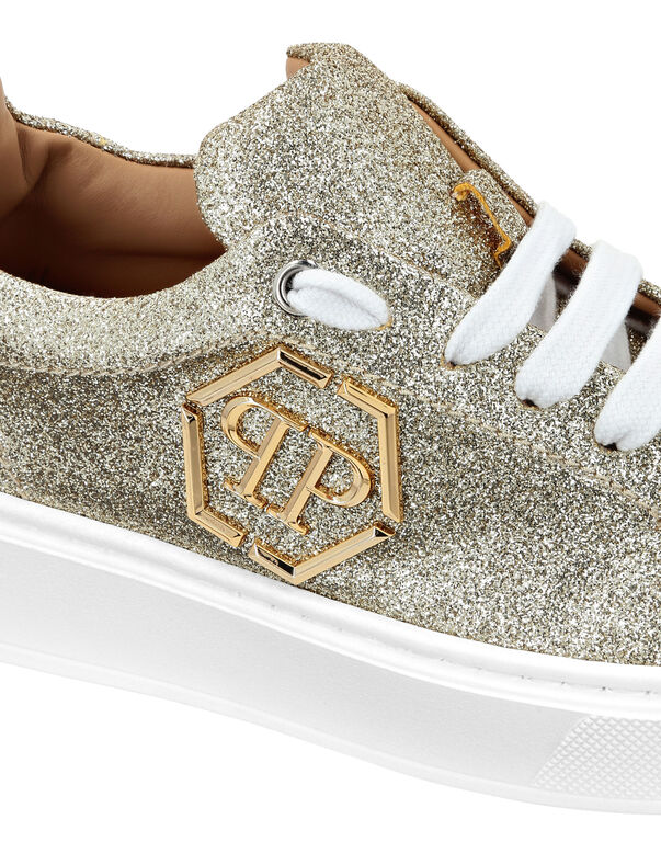 Glitter Lo-Top Sneakers Hexagon