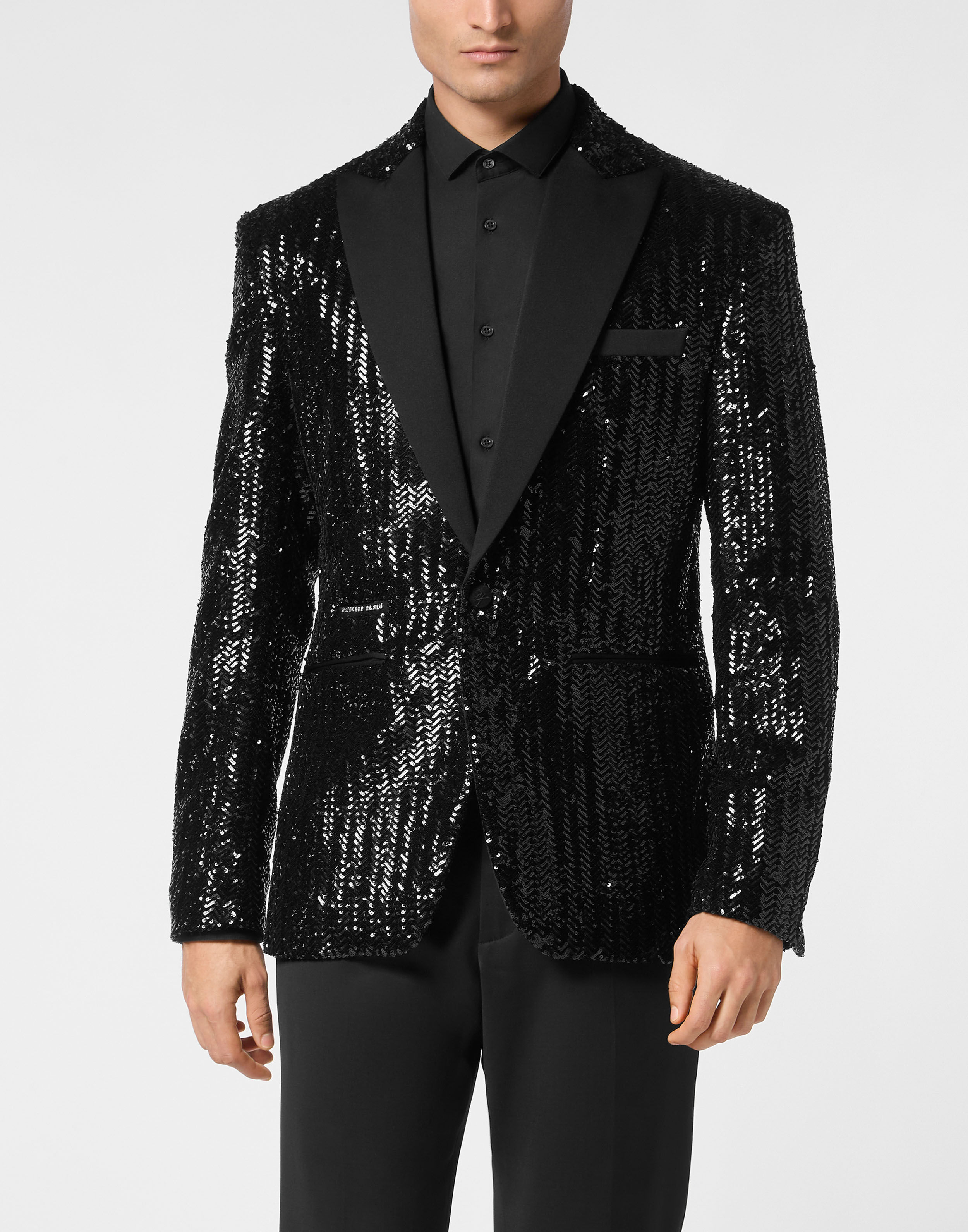 PHILIPP PLEIN ノーカラージャケットS