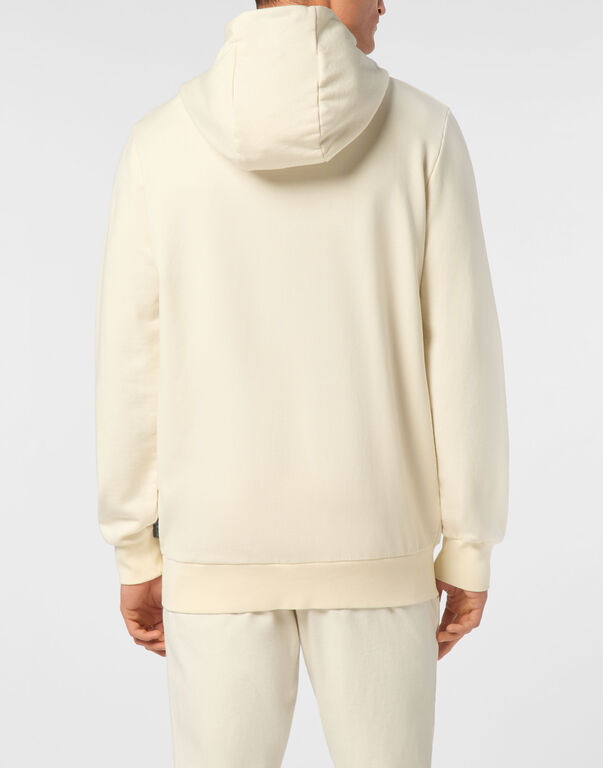 Hoodie Sweatjacket Basic Plein Old Dye