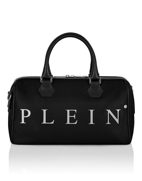 Nylon Big Travel Bag Iconic Plein