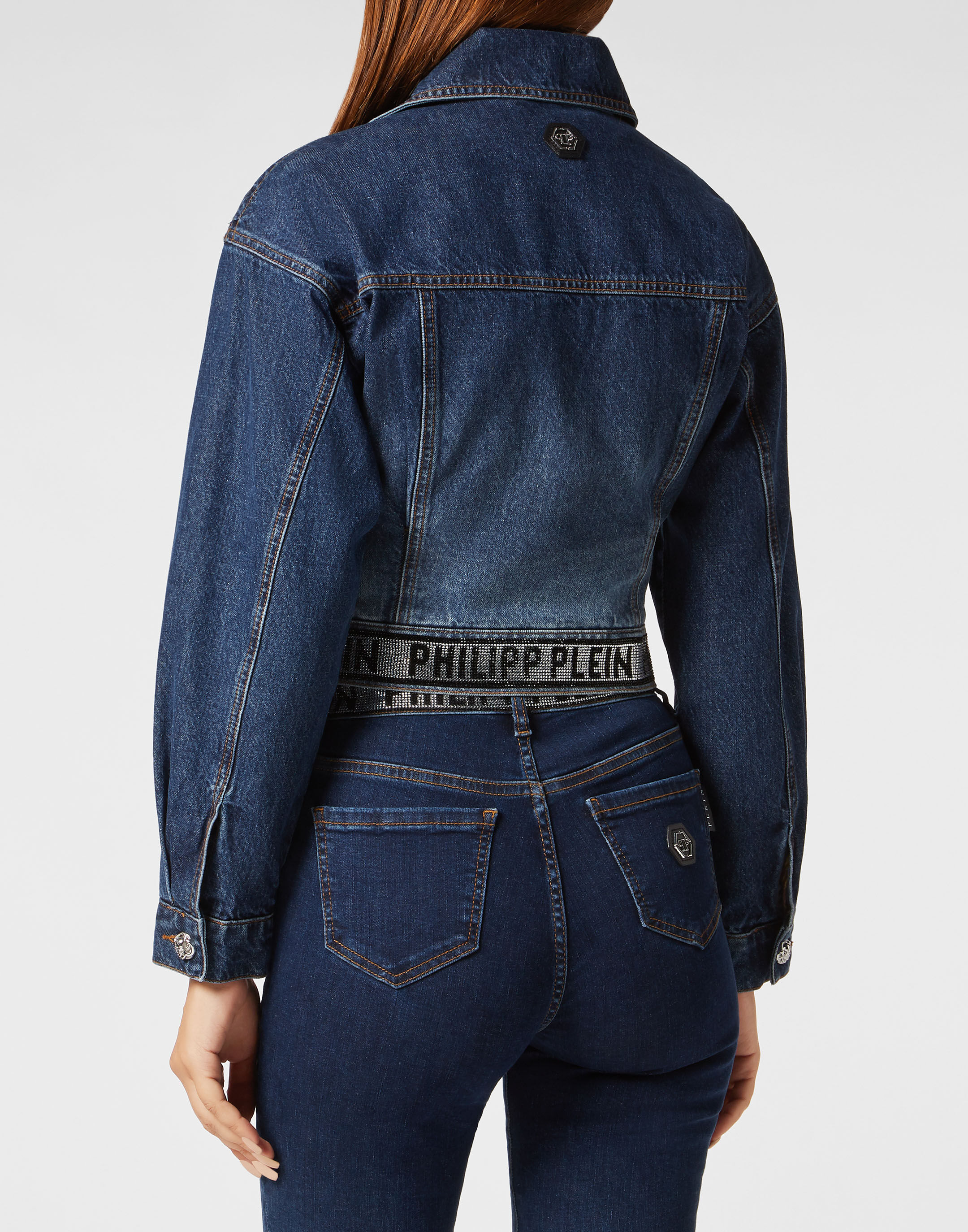 Veste en jean philipp plein online