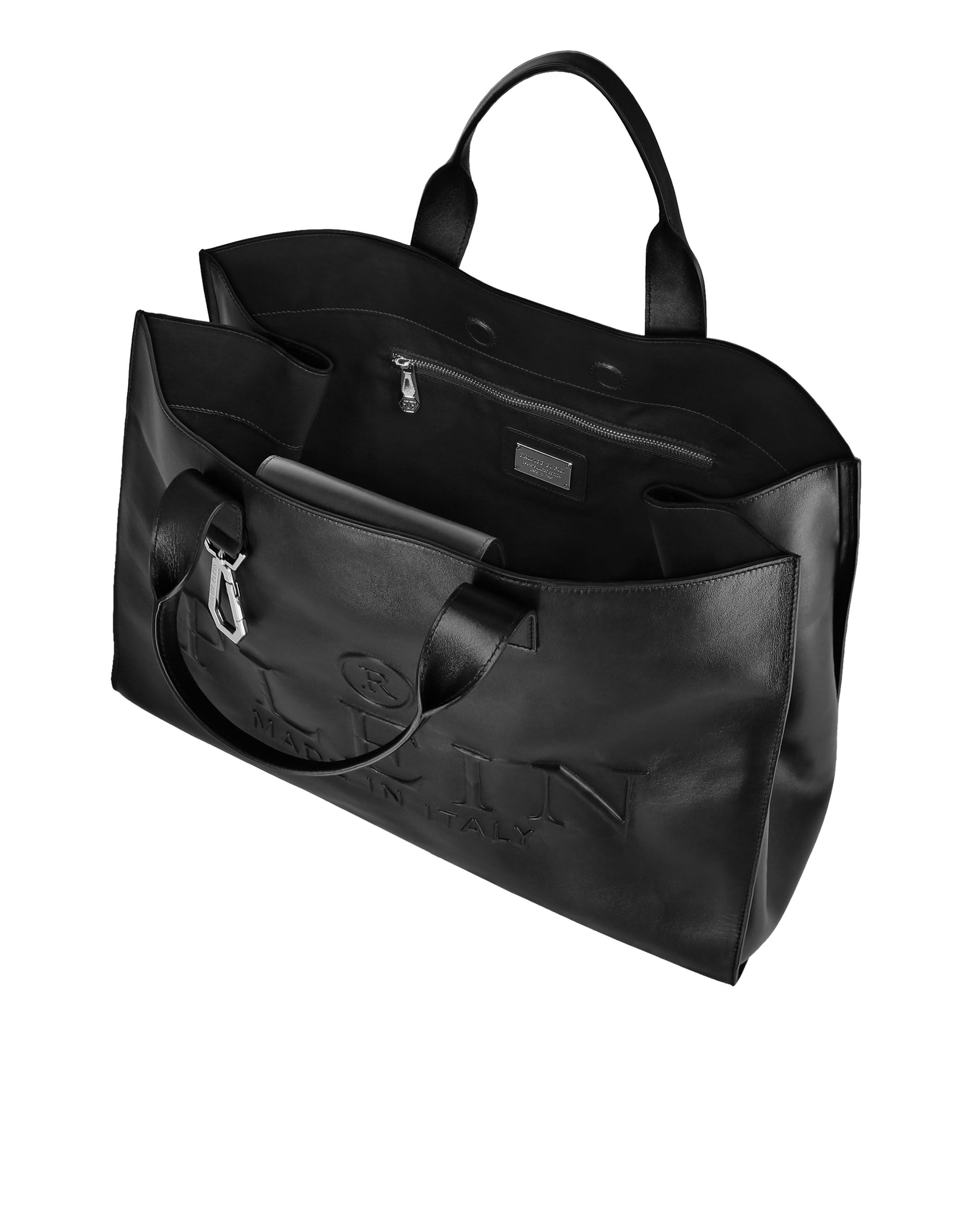 Leather big tote clearance bag