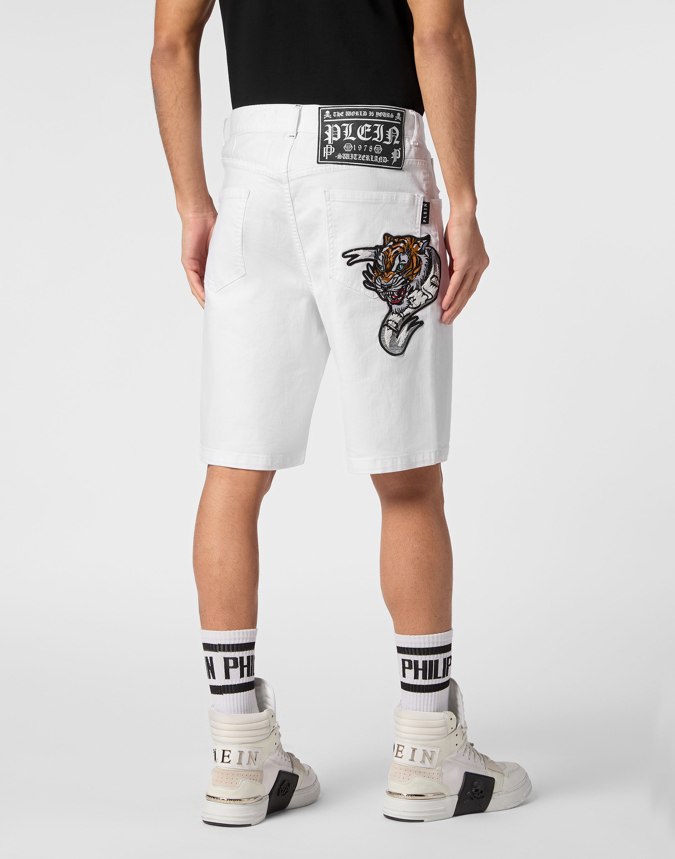 Men s Denim Shorts Philipp Plein