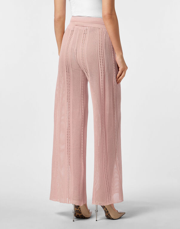 Knit Flare Trousers