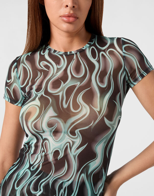 Tulle T-Shirt Sexy Pure SS Flame