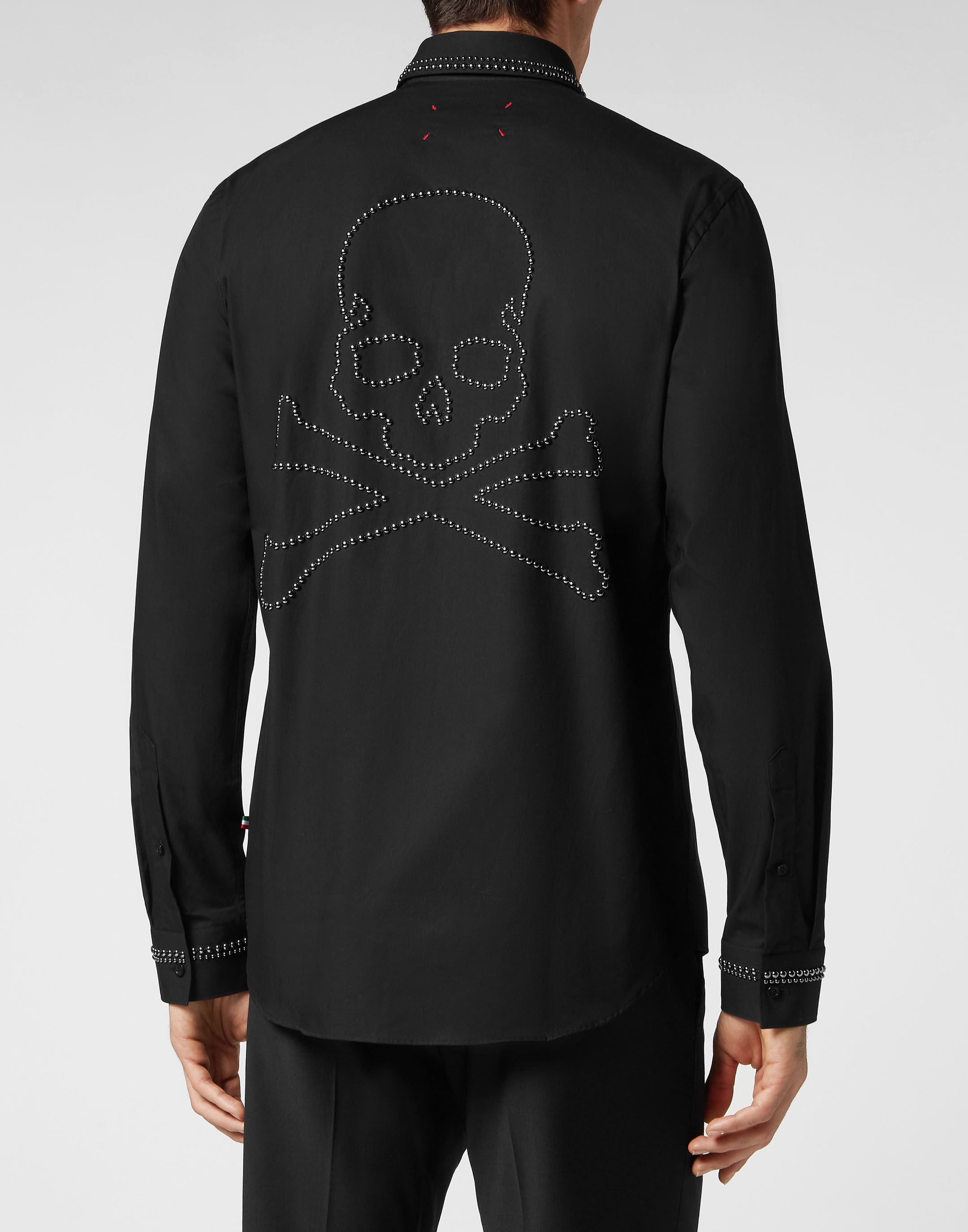 Philipp Plein Dandy Lion Circus silk shirt - Black