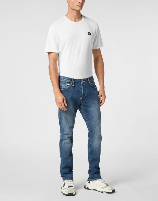 Denim Super Straight Cut Fit Trousers Cars Racing