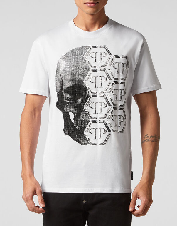udluftning hastighed Afvigelse T-shirt Round Neck SS Skull and Plein | Philipp Plein