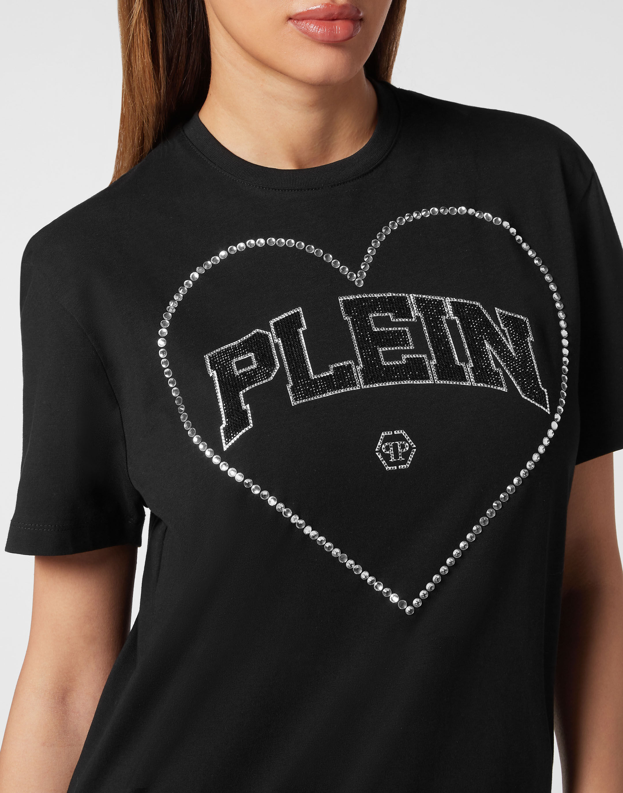 T Shirt Man Fit Heart Philipp Plein