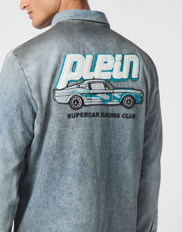 Denim Shirt LS Cars Racing