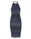 Paillettes Mini Dress Multicutting