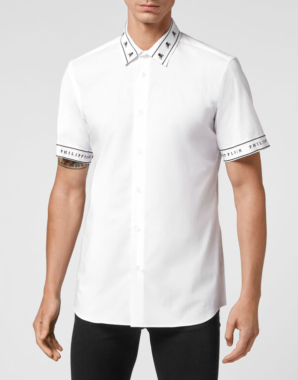 Weekend Cotton Shirt Playboy Cut SS Iconic Plein