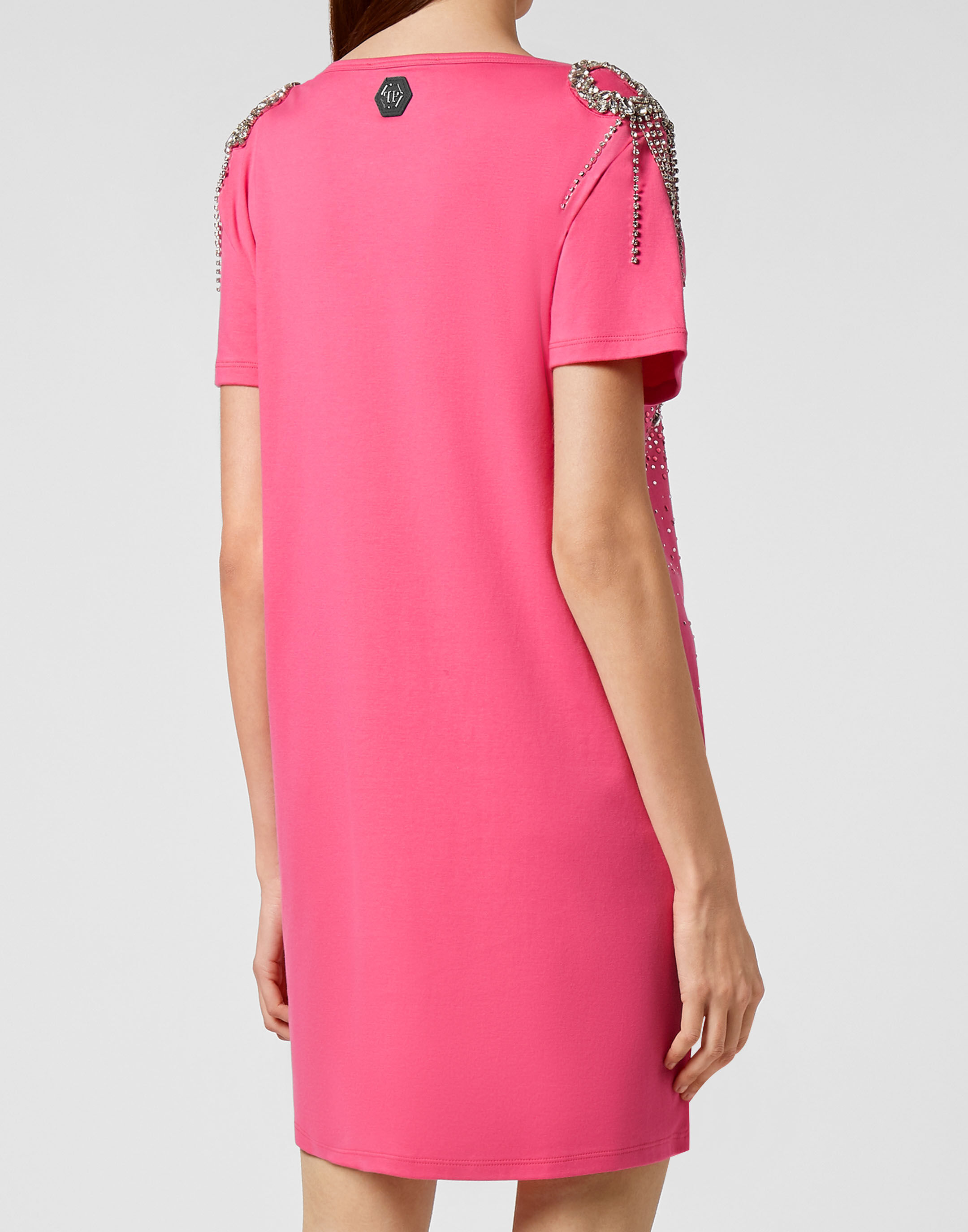 fringe t shirt dress