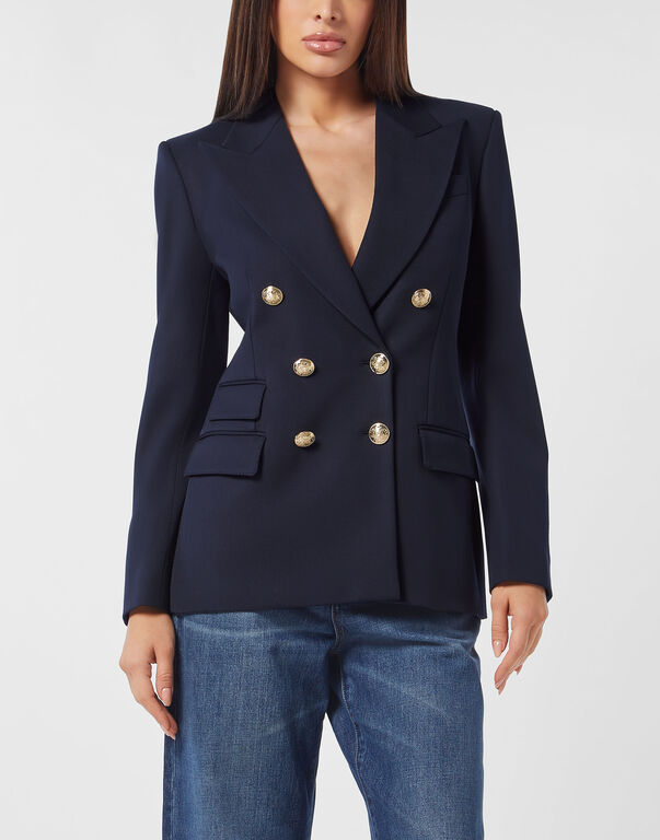 Marine Fit Double-Breasted Blazer Teddy