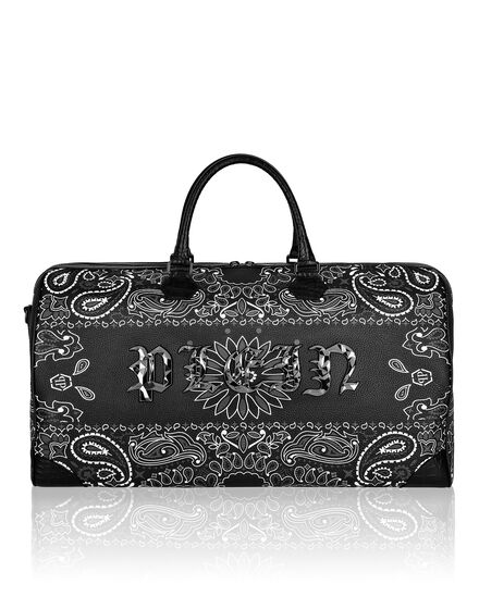 Leather Handle Bag Paisley Gothic Plein