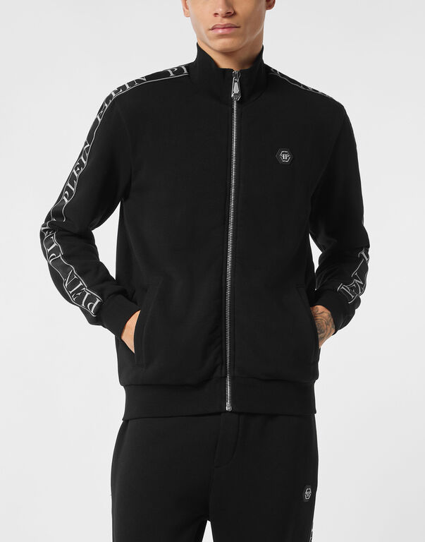 Fleece Tracksuit Jacket Plein Tape