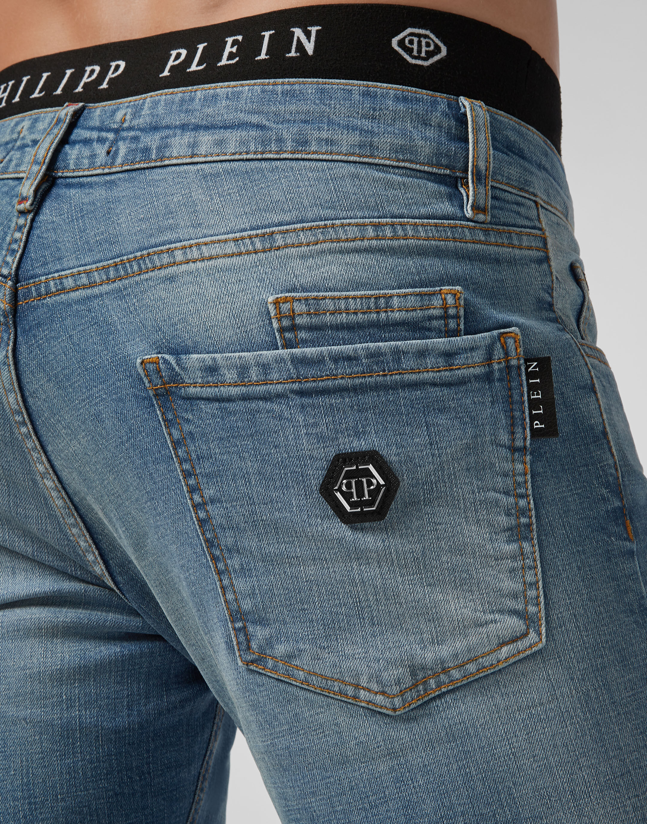 Philipp plein straight cut jeans on sale