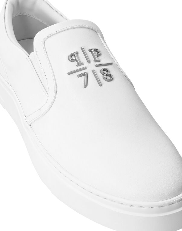 Nappa Leather Slip On Triangle