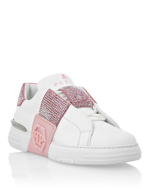 PHANTOM KICK$ Lo-Top Leather and Crystal