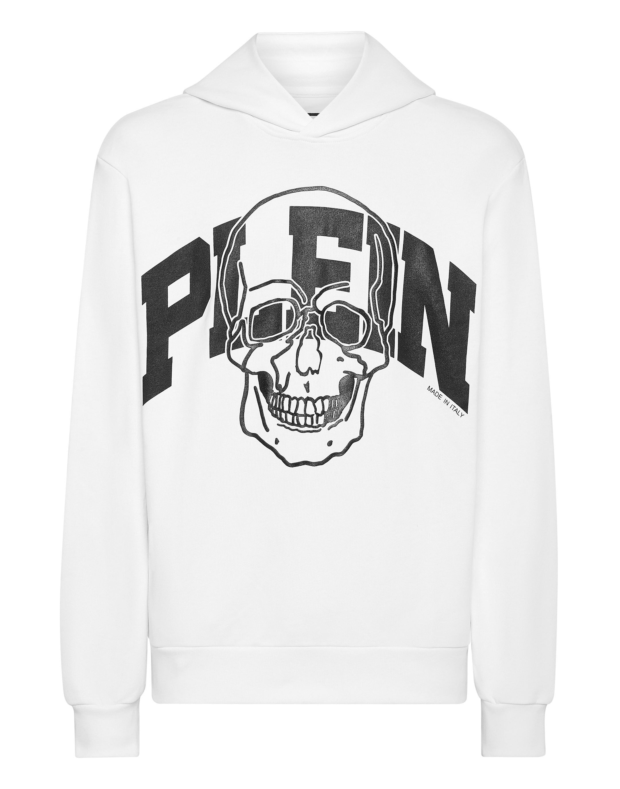 Black and white skull hoodie 2025
