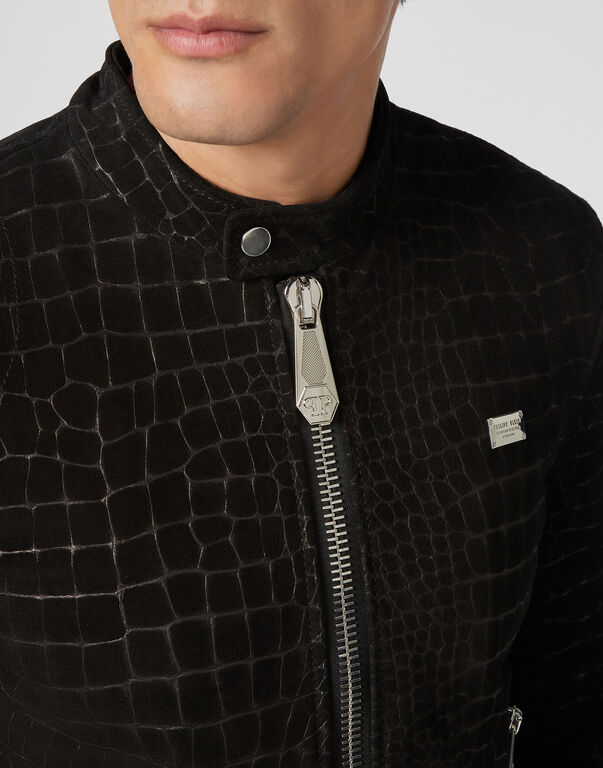 Leather Moto Jacket Statement