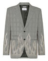 English Check Blazer LS Strass Flame